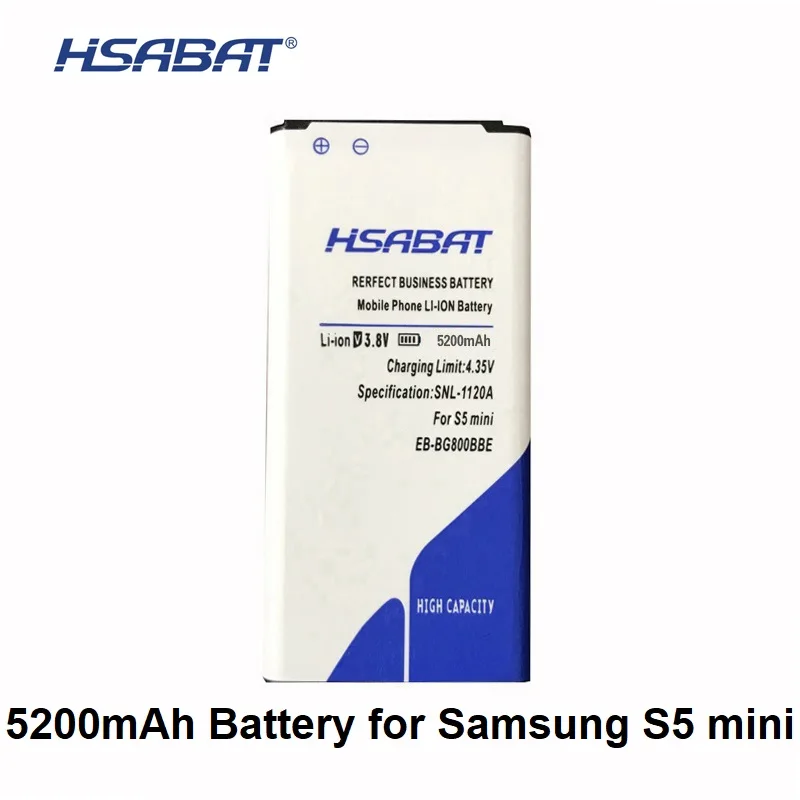 HSABAT 520mAh EB-BG800BBE EB-BG800CBE Battery for Samsung GALAXY S5 mini S5MINI G800 G870a G870W G800F G800H G800A G800Y G800R
HSABAT 520mAh EB-BG800BBE EB-BG800CBE Battery for Samsung GALAXY S5 mini S5MINI G800 G870a G870W G800F G800H G800A G800Y G800R