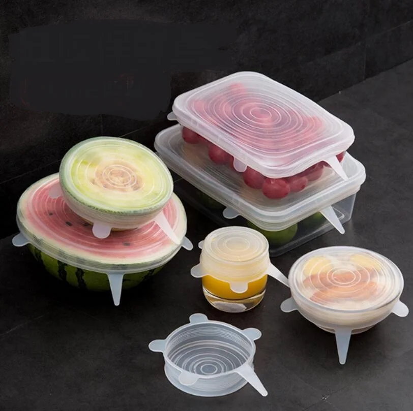6pcs/set Silicone Suction Lid-bowl Keeping Food Fresh Cover Pan Cooking Pot Lid-silicon Stretch Lids CF-69
6pcs/set Silicone Suction Lid-bowl Keeping Food Fresh Cover Pan Cooking Pot Lid-silicon Stretch Lids CF-69