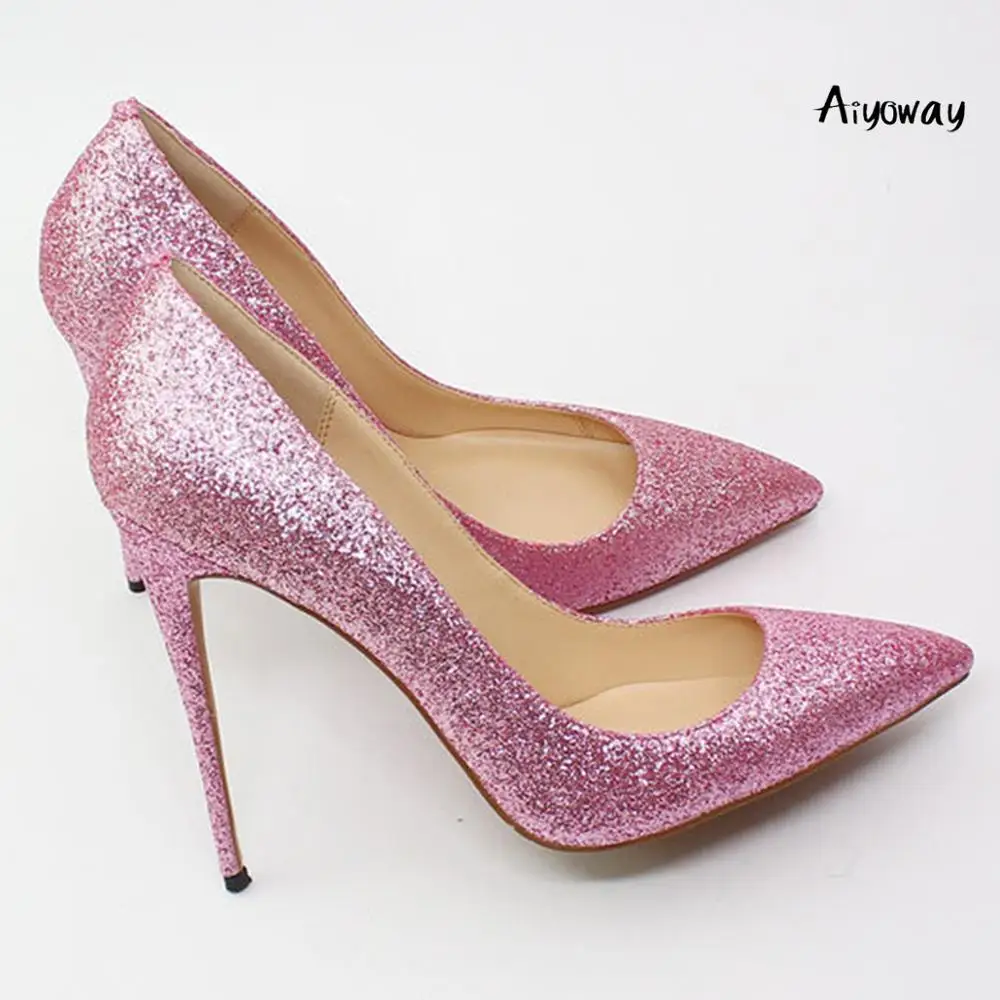 Pointed Toe High Heels Pumps Glitter Glimmer Autumn Spring Party Clubwear Shoes Silver Pink Black 12cm 10cm Women Shoes Ladies
Pointed Toe High Heels Pumps Glitter Glimmer Autumn Spring Party Clubwear Shoes Silver Pink Black 12cm 10cm Women Shoes Ladies