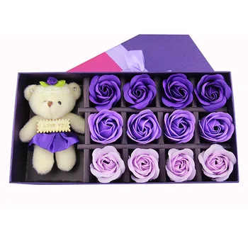 Soap box flower rose flower soap flower and bear a birthday gift for Valentine's Day Wedding supplies wholesale
Soap box flower rose flower soap flower and bear a birthday gift for Valentine's Day Wedding supplies wholesale