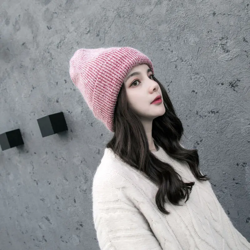 Girl Winter Beanies Hat Korean Pure Color Knitting Cap Women Autumn Ear Protection Warm Wool Female Sweet Skullies Caps H7276
Girl Winter Beanies Hat Korean Pure Color Knitting Cap Women Autumn Ear Protection Warm Wool Female Sweet Skullies Caps H7276