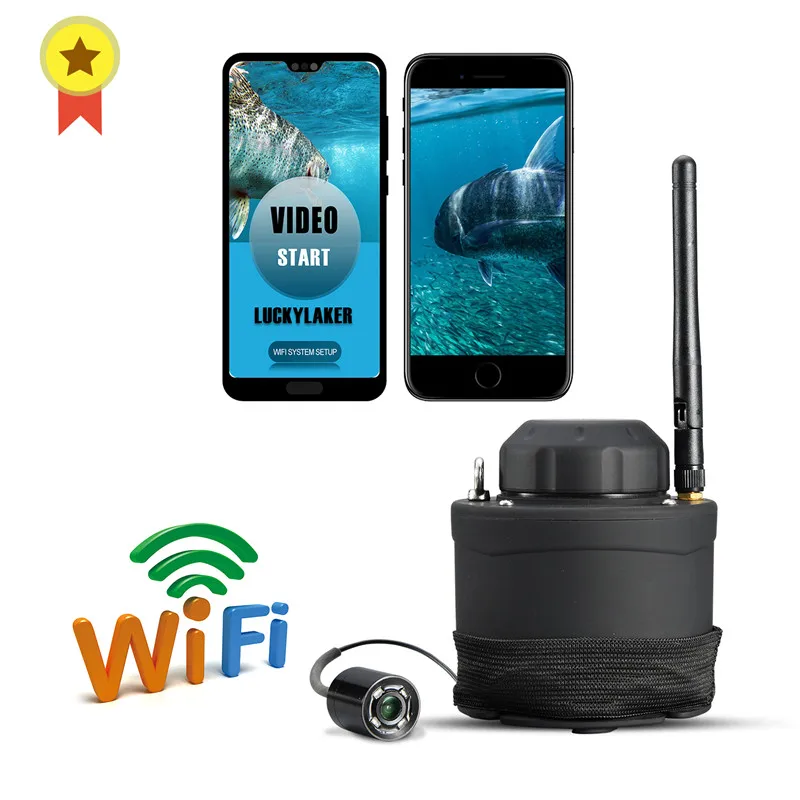 Russian menu!LUCKY Portable WIFI Underwater Camera FF3309 80m wireless operating range
Russian menu!LUCKY Portable WIFI Underwater Camera FF3309 80m wireless operating range