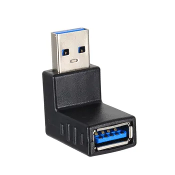 New USB 3.0 A Male to Female Adapter Extension 90 Degree Right Angle Adapter Plug with Female End Points Upward DOM668
New USB 3.0 A Male to Female Adapter Extension 90 Degree Right Angle Adapter Plug with Female End Points Upward DOM668