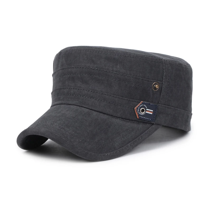 men and women couples solid color military caps high-end old sun hat South Korea spring and summer new flat-top hats
men and women couples solid color military caps high-end old sun hat South Korea spring and summer new flat-top hats