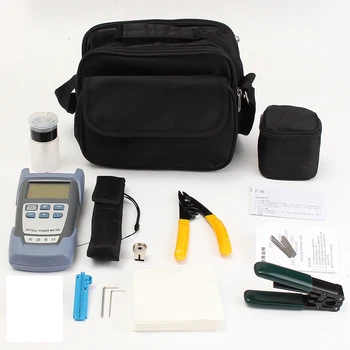 LiteArk TK16 12-IN-1 Fiber Optic FTTH Tool Kit Power Meter FC-6S Fiber Cleaver Generator Visual Finder Locator Wire stripper
LiteArk TK16 12-IN-1 Fiber Optic FTTH Tool Kit Power Meter FC-6S Fiber Cleaver Generator Visual Finder Locator Wire stripper