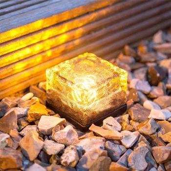 IP68 Waterproof Solar Powered LED Rock Light Cube Brick Design Decorative Lamp for Garden Lawn Balcony White/Warm white/Blue
IP68 Waterproof Solar Powered LED Rock Light Cube Brick Design Decorative Lamp for Garden Lawn Balcony White/Warm white/Blue