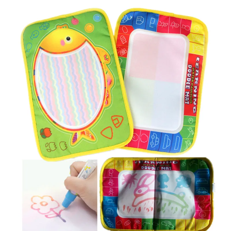 New Safe Baby Kids Water Drawing Mat with 1 Magic Pen Painting Drawing Board Doodle Toys Early Educational Art Development Mat
New Safe Baby Kids Water Drawing Mat with 1 Magic Pen Painting Drawing Board Doodle Toys Early Educational Art Development Mat