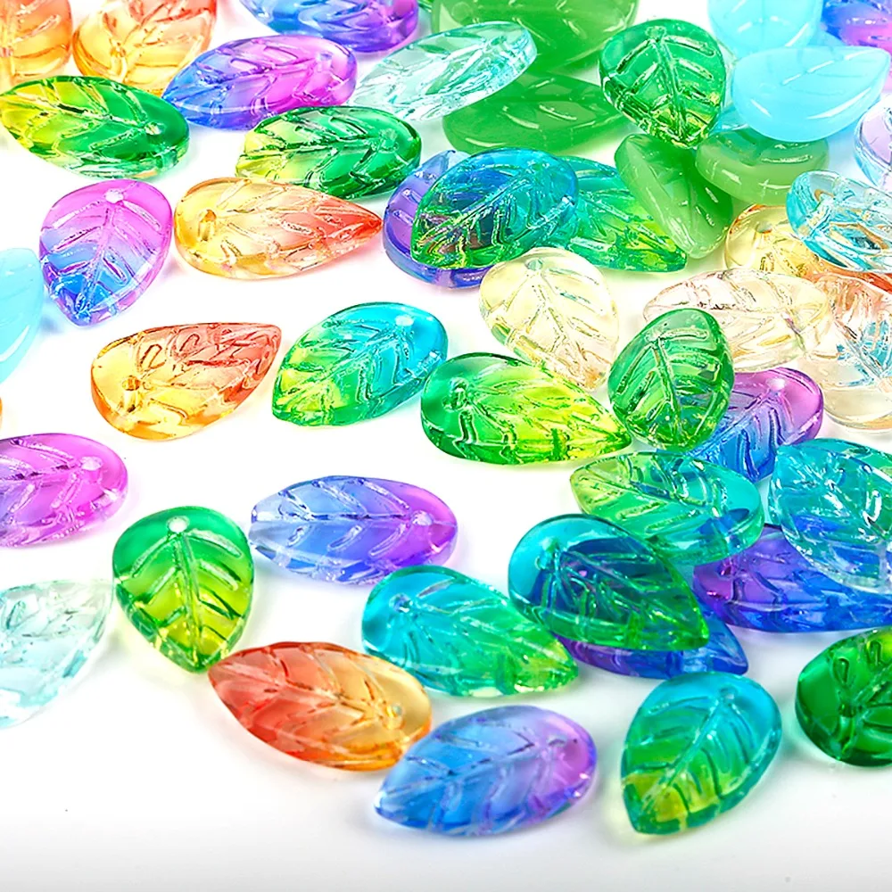 5pcs 11x18mm Multi Color Leaf Lampwork Beads Handcraft Teardrop Glass Mermaid Beads Leaves Pendant DIY Jewerlry Making
5pcs 11x18mm Multi Color Leaf Lampwork Beads Handcraft Teardrop Glass Mermaid Beads Leaves Pendant DIY Jewerlry Making