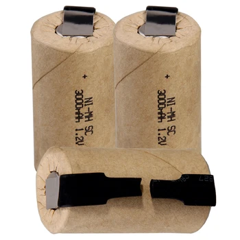 Lowest price 3 piece SC battery 1.2v batteries rechargeable 3000mAh nimh battery for power tools akkumulator
Lowest price 3 piece SC battery 1.2v batteries rechargeable 3000mAh nimh battery for power tools akkumulator