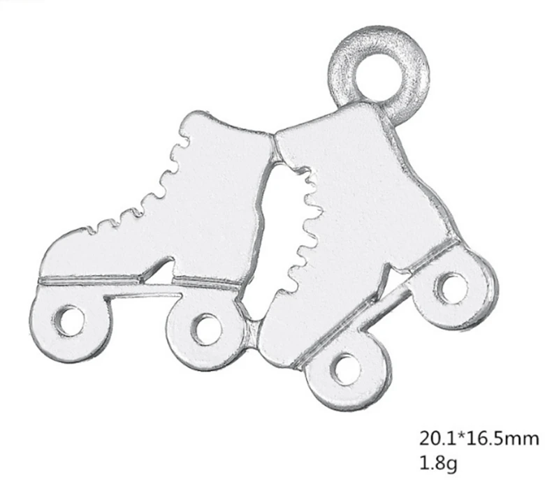 30pcs, Alloy Roller Skates Hang Pendant DIY Accessories For Necklaces, Bracelets, TCN109
30pcs, Alloy Roller Skates Hang Pendant DIY Accessories For Necklaces, Bracelets, TCN109
