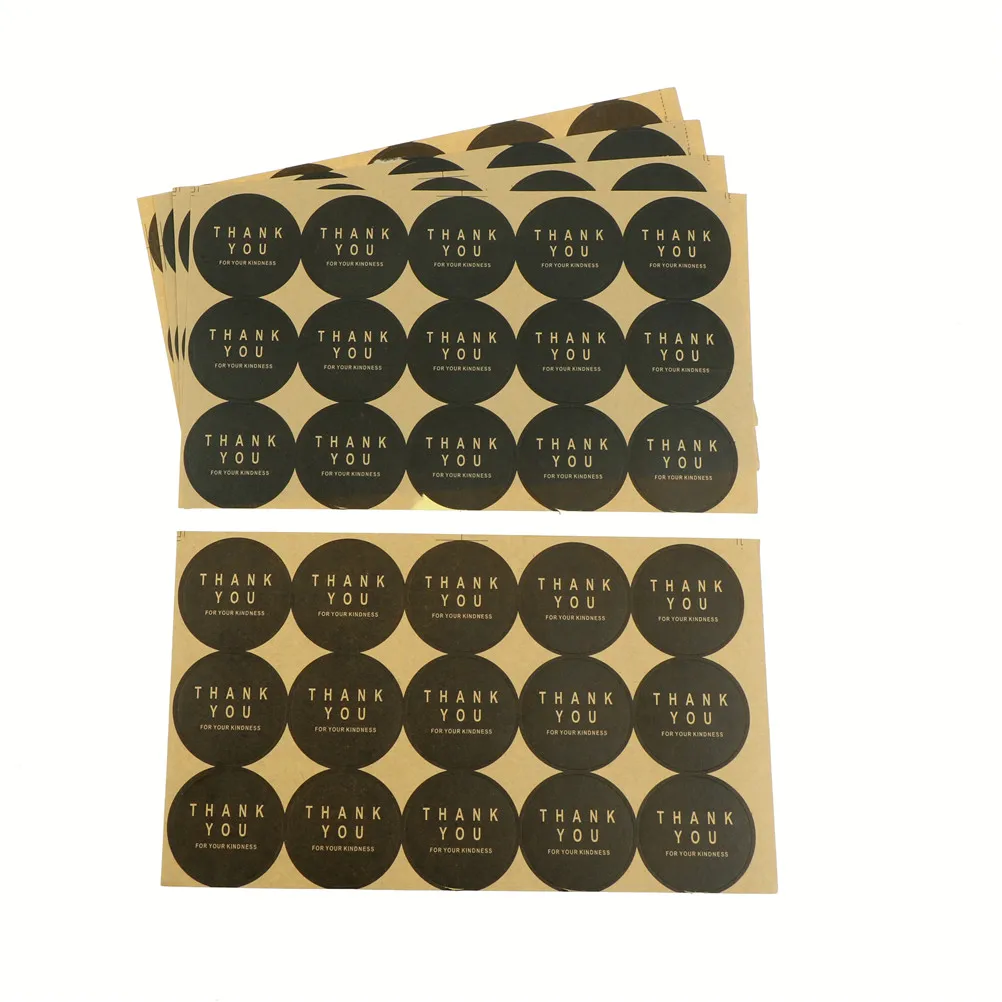 5 Sheet Thank You Circle Stickers Handmade Cake Packaging Sealing Label Kraft Sticker Baking DIY Gift Card Making Stickers
5 Sheet Thank You Circle Stickers Handmade Cake Packaging Sealing Label Kraft Sticker Baking DIY Gift Card Making Stickers