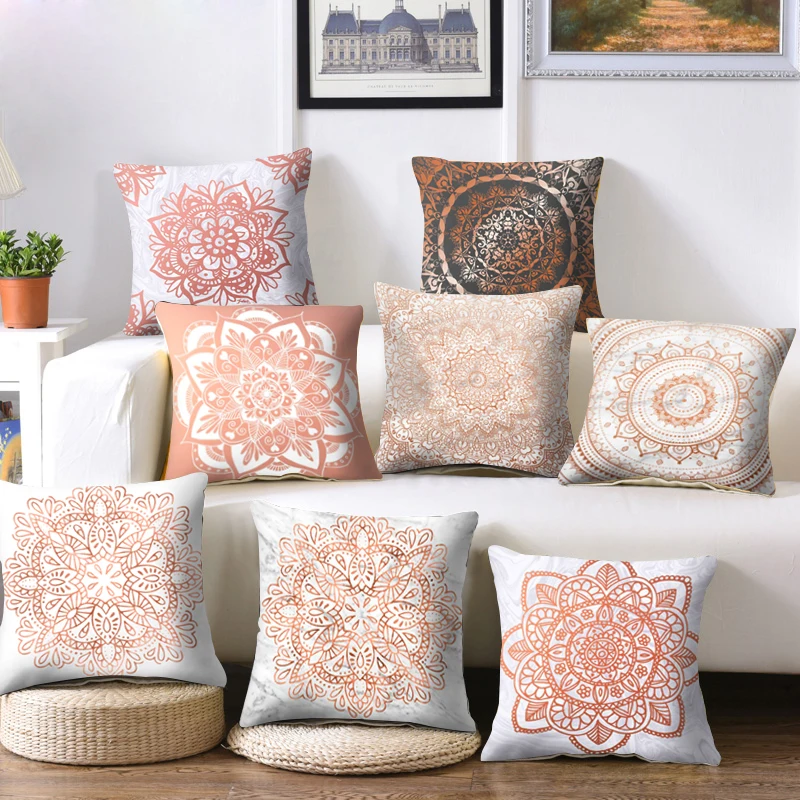 Mandala Cushion Cover Geometric patterns Pillow Pillowcase Polyester 45*45 Throw Pillow Home Decor Pillowcover
Mandala Cushion Cover Geometric patterns Pillow Pillowcase Polyester 45*45 Throw Pillow Home Decor Pillowcover
