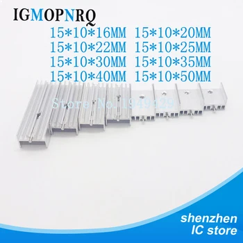 100Pcs 15 x 10 x 16/20/22/25/30/35/40/50mm aluminum radiator U-TO-220 for transistors With needle, TO220 for aluminum
100Pcs 15 x 10 x 16/20/22/25/30/35/40/50mm aluminum radiator U-TO-220 for transistors With needle, TO220 for aluminum