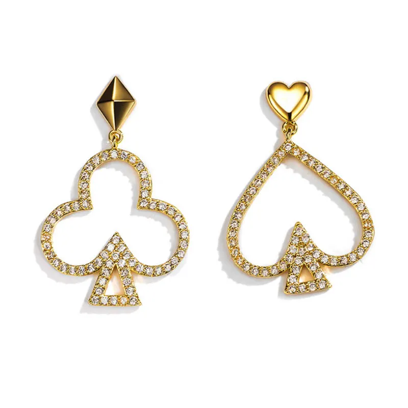 Europe and the United States new creative inlaid zircon pierced plum heart earrings fashion personality boutique ladies earrings
Europe and the United States new creative inlaid zircon pierced plum heart earrings fashion personality boutique ladies earrings
