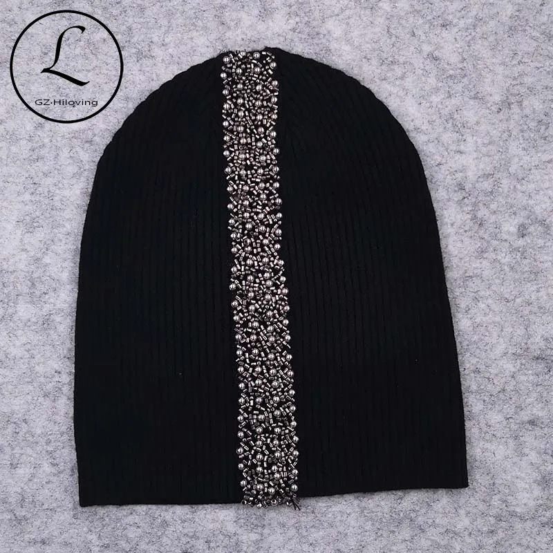 GZHilovingL New Spring Cotton Stretch Stripped Beanies Hats For Women Soft Wool Pearl Beads Strap Knitting Skullies Hat and Caps
GZHilovingL New Spring Cotton Stretch Stripped Beanies Hats For Women Soft Wool Pearl Beads Strap Knitting Skullies Hat and Caps