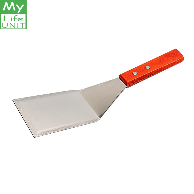 MYLIFEUNIT Stainless Steel Pizza Cutter Metal BBQ Grill Turner Nonstick Spatula with Cutting Edge for Pancake Cutlets Bacon
MYLIFEUNIT Stainless Steel Pizza Cutter Metal BBQ Grill Turner Nonstick Spatula with Cutting Edge for Pancake Cutlets Bacon