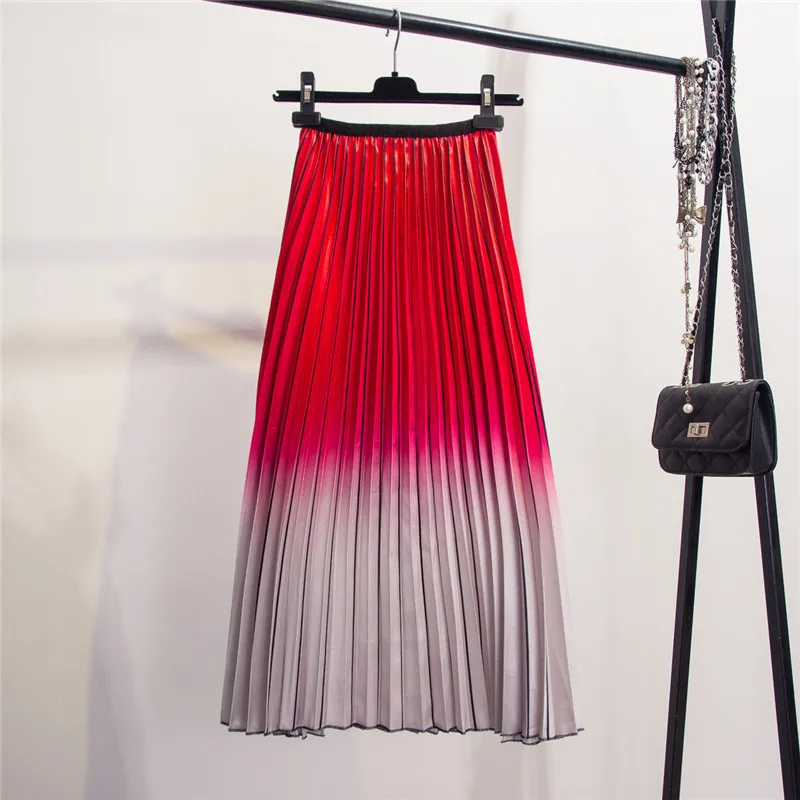 New-Coming Spring Summer High Street Patchwoek A-Line Mid-Calf Empire Women Skirts Rainbow High Quality Skirts Women's Clothing
New-Coming Spring Summer High Street Patchwoek A-Line Mid-Calf Empire Women Skirts Rainbow High Quality Skirts Women's Clothing