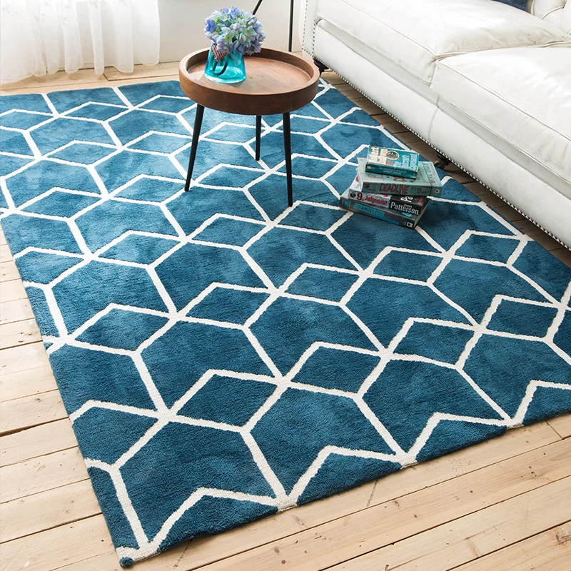 moroccan Living room Carpet geometric stripe grey BLUE Indian Rug bohemian Modern Mat design Nordic style Carpet customization
moroccan Living room Carpet geometric stripe grey BLUE Indian Rug bohemian Modern Mat design Nordic style Carpet customization