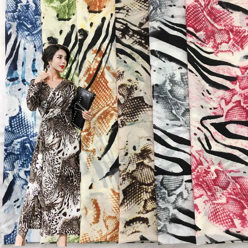 150cm new wrinkle leopard print silk stretch fabric spring and summer shirt dress chinese fabrics silk wholesale cloth
150cm new wrinkle leopard print silk stretch fabric spring and summer shirt dress chinese fabrics silk wholesale cloth