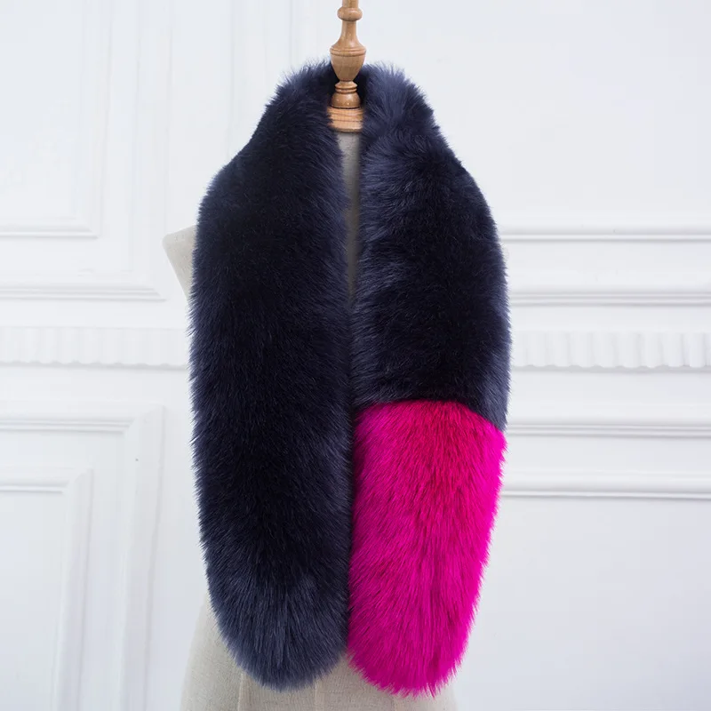 New Winter Women Scarf Warm Shawl Color Matching Fox Fur Scarf Keep Warm Thick Dual-Use Long Fur Collar For Ladies SN189
New Winter Women Scarf Warm Shawl Color Matching Fox Fur Scarf Keep Warm Thick Dual-Use Long Fur Collar For Ladies SN189