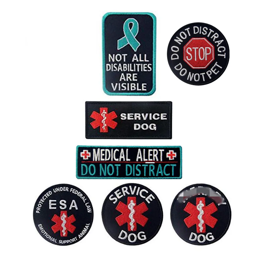 Service Dog DO NOT DISTRACT DO NOT PET Circle Patch THERAPY DOG Medical ALERT ESA Animal Badge Dog Vest Crest Patch
Service Dog DO NOT DISTRACT DO NOT PET Circle Patch THERAPY DOG Medical ALERT ESA Animal Badge Dog Vest Crest Patch