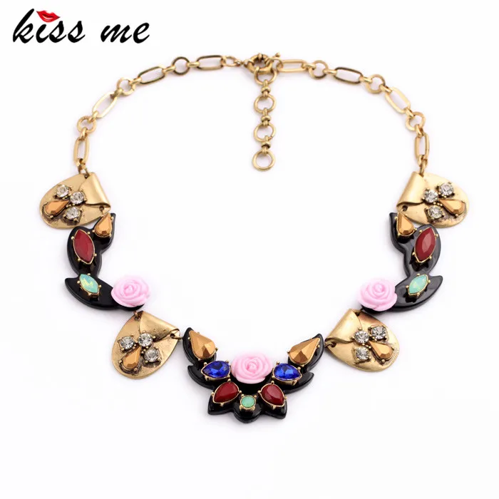Vintage Fashion Flower Pendant Women Necklace Boho Jewelry Statement Necklace KISS ME
Vintage Fashion Flower Pendant Women Necklace Boho Jewelry Statement Necklace KISS ME