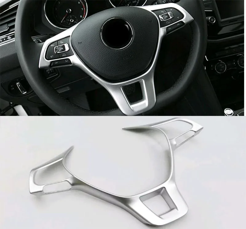 Car styling 1pcs Chrome For VW Volkswagen Tiguan 2016 2017 Steering wheel botton cover trim
Car styling 1pcs Chrome For VW Volkswagen Tiguan 2016 2017 Steering wheel botton cover trim