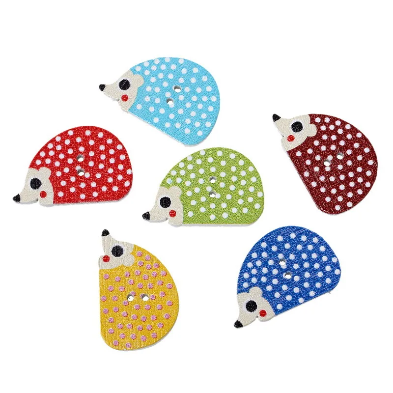20pc Hedgehog Sewing Wooden Buttons For Clothes Knitting Crafts Scrapbooking DIY Fabric Needlework Accessories 25
20pc Hedgehog Sewing Wooden Buttons For Clothes Knitting Crafts Scrapbooking DIY Fabric Needlework Accessories 25