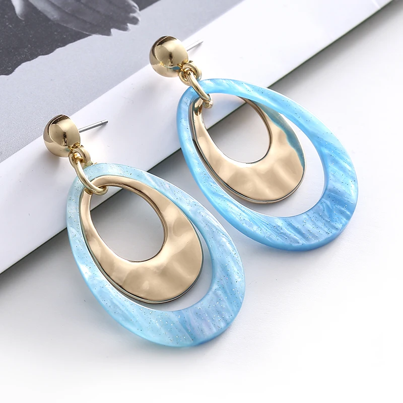 Fashion Earring Acrylic Big Drop Water Earrings for Women Boho Jewelry Pendientes Earing 2019 Orecchini Brincos Brinco Aretes
Fashion Earring Acrylic Big Drop Water Earrings for Women Boho Jewelry Pendientes Earing 2019 Orecchini Brincos Brinco Aretes