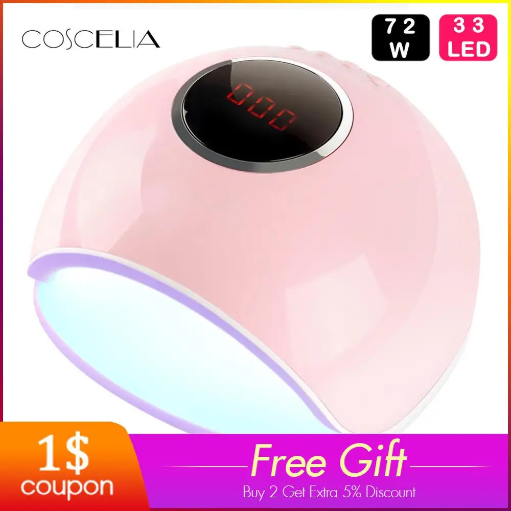 UV LED Nail Lamp For Nail Dryer 80/72W Lamp For Manicure With Timer LCD Display Gel Polish Curing For Nails Art Tool Dryer Lamp
UV LED Nail Lamp For Nail Dryer 80/72W Lamp For Manicure With Timer LCD Display Gel Polish Curing For Nails Art Tool Dryer Lamp