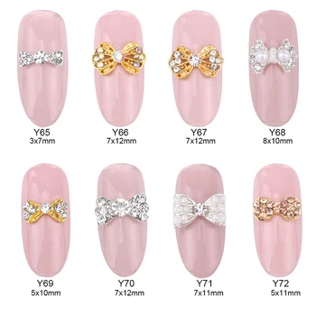 10pcs silver tone elegant Crystal bow tie gold metal nail art decorations 3d nail bows Y65~72
10pcs silver tone elegant Crystal bow tie gold metal nail art decorations 3d nail bows Y65~72