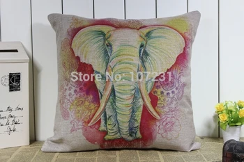 Vintage Cotton Linen Cushion Cover Pillow Case Colorful Elephant Home Decor 45cm*45cm 1pc
Vintage Cotton Linen Cushion Cover Pillow Case Colorful Elephant Home Decor 45cm*45cm 1pc