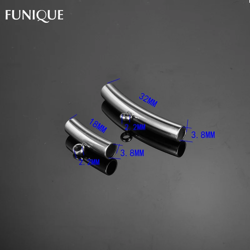 2017 FUNIQUE 3PCs Stainless Steel Curve Tube With Hole Jewelry Findings Silver Tone Tube Connector DIY Bracelet Necklace Jewelry
2017 FUNIQUE 3PCs Stainless Steel Curve Tube With Hole Jewelry Findings Silver Tone Tube Connector DIY Bracelet Necklace Jewelry