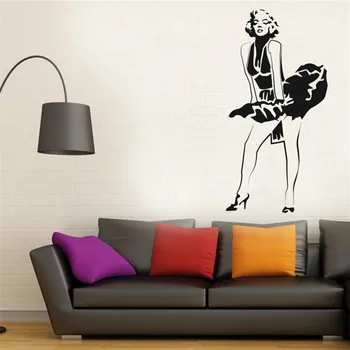 Free Shipping Marilyn Monroe Wall Decal Sticker Dress Modern Decor Removable Stickers Home Decor Stickers 
Free Shipping Marilyn Monroe Wall Decal Sticker Dress Modern Decor Removable Stickers Home Decor Stickers