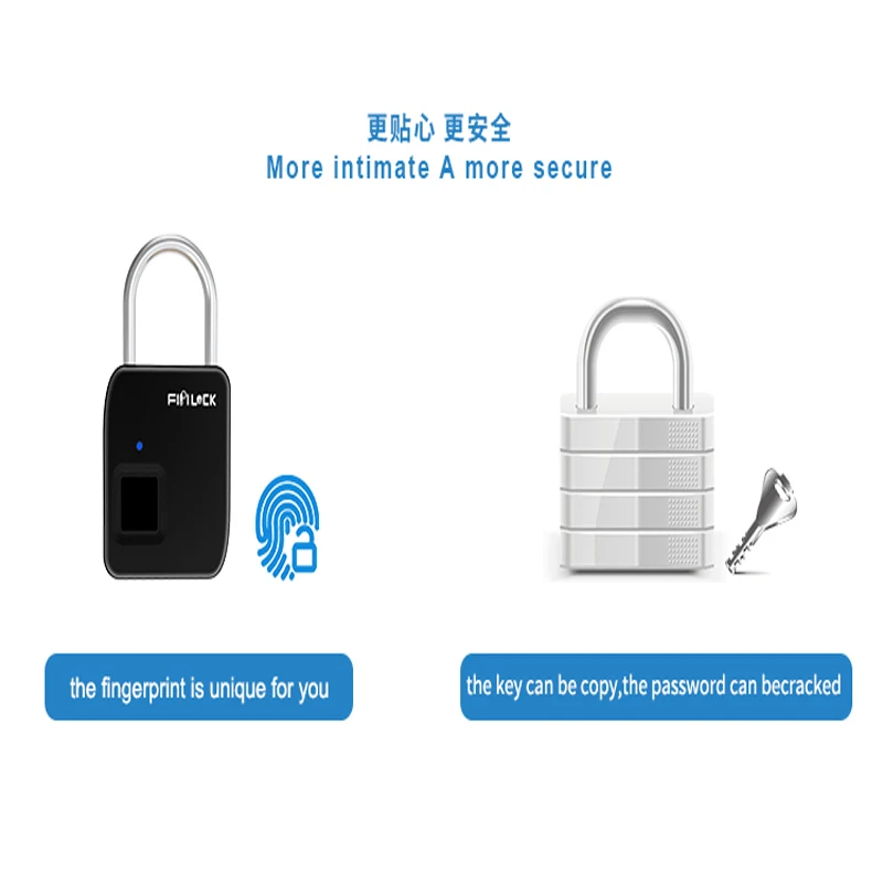 10 fingerprint sets smart Fingerprint lock Alloet Waterproof Keyless Anti-Theft Padlock
10 fingerprint sets smart Fingerprint lock Alloet Waterproof Keyless Anti-Theft Padlock