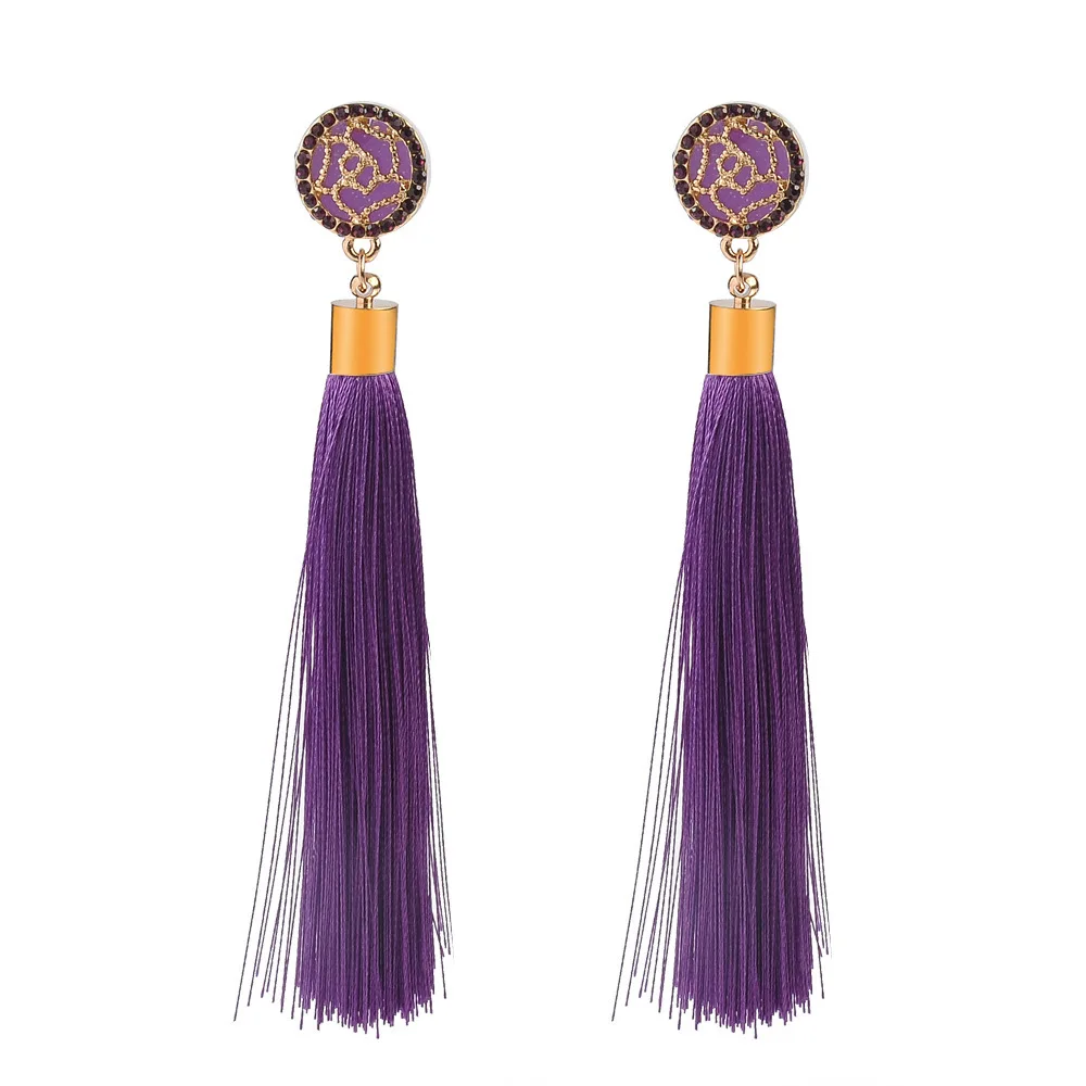 New Fashion Luxury Rhinestone Tassel Earrings for Women Wedding Party Charm Elegant Crystal Yellow Long Earring Jewelry Gift
New Fashion Luxury Rhinestone Tassel Earrings for Women Wedding Party Charm Elegant Crystal Yellow Long Earring Jewelry Gift