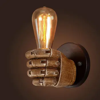 SOLLED Retro Creative Fist Shape Wall Lamp E27 Lamp Holder Fixtures Industrial Style Personality Loft Industrial Vintage Wall
SOLLED Retro Creative Fist Shape Wall Lamp E27 Lamp Holder Fixtures Industrial Style Personality Loft Industrial Vintage Wall