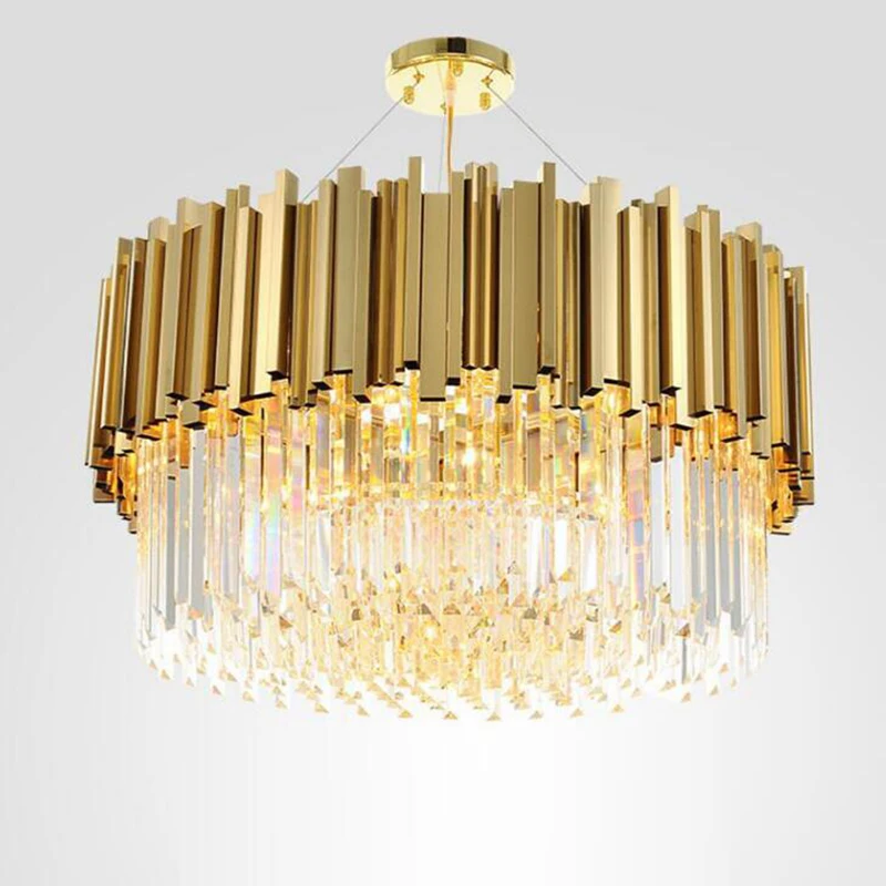 New Modern Lighting Chandelier Luxurious Crystal Chandelier for Living Room Dining Room Gold Crystal Chandelier LED Lights
New Modern Lighting Chandelier Luxurious Crystal Chandelier for Living Room Dining Room Gold Crystal Chandelier LED Lights