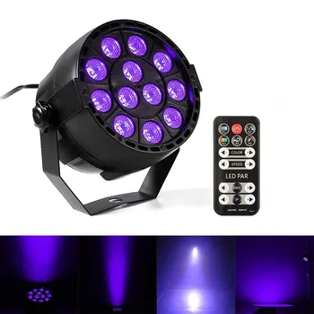 12 LEDs Stage Light Effect 12W Ultraviolet Color Flat Par DMX5 DJ Disco Lamp KTV Bar Party Backlight Beam Projector Spotlight
12 LEDs Stage Light Effect 12W Ultraviolet Color Flat Par DMX5 DJ Disco Lamp KTV Bar Party Backlight Beam Projector Spotlight