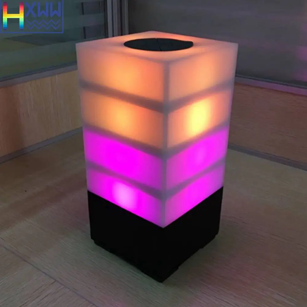 HXWW New store promotion dancing LED light square tower wireless speaker high sound quality
HXWW New store promotion dancing LED light square tower wireless speaker high sound quality