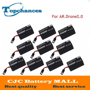 10PCS Newest High Capacity 2000mAh 11.1V Powerful Li-Polymer Battery For Parrot AR.Drone2.0 Quadcopter
10PCS Newest High Capacity 2000mAh 11.1V Powerful Li-Polymer Battery For Parrot AR.Drone2.0 Quadcopter