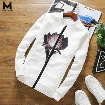2018 New Style Collar Bomber Jacket Personality Lotus Print Mens Coats And Jackets Fashion Teen High Quality Baseball Jacket Men
2018 New Style Collar Bomber Jacket Personality Lotus Print Mens Coats And Jackets Fashion Teen High Quality Baseball Jacket Men