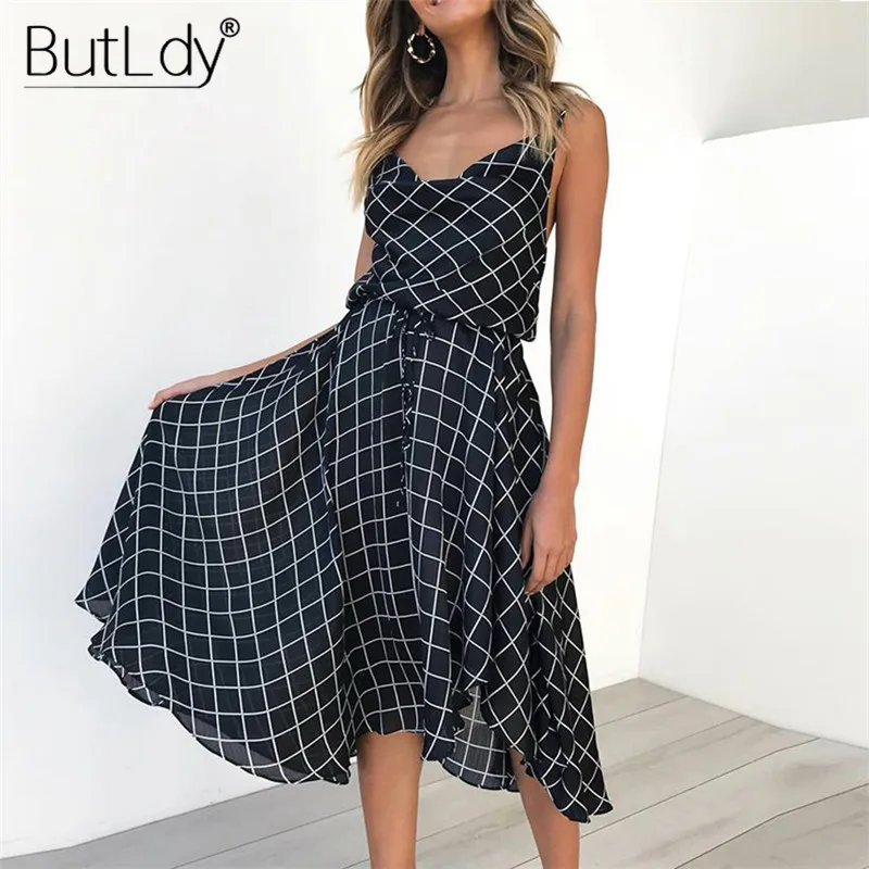 Plaid Long Dress Women Summer 2019 Spaghetti Strap Beach Dress Backless Irregular Dresses Sundress Off Shoulder Casual Midi Robe
Plaid Long Dress Women Summer 2019 Spaghetti Strap Beach Dress Backless Irregular Dresses Sundress Off Shoulder Casual Midi Robe