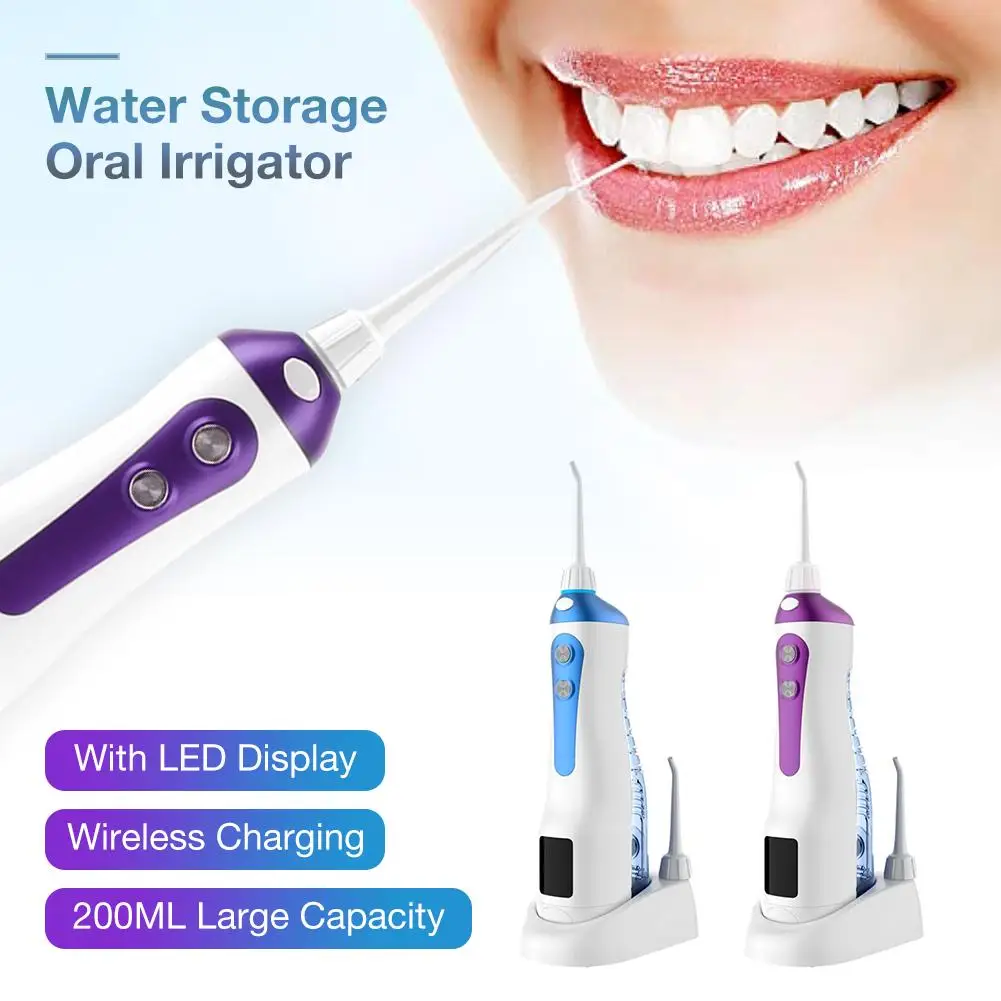 Waterpulse V400 200ml Cordless Oral Irrigator Portable Irrigators Water Flosser Travel Massage Clean Flossing Dental Irrigator
Waterpulse V400 200ml Cordless Oral Irrigator Portable Irrigators Water Flosser Travel Massage Clean Flossing Dental Irrigator