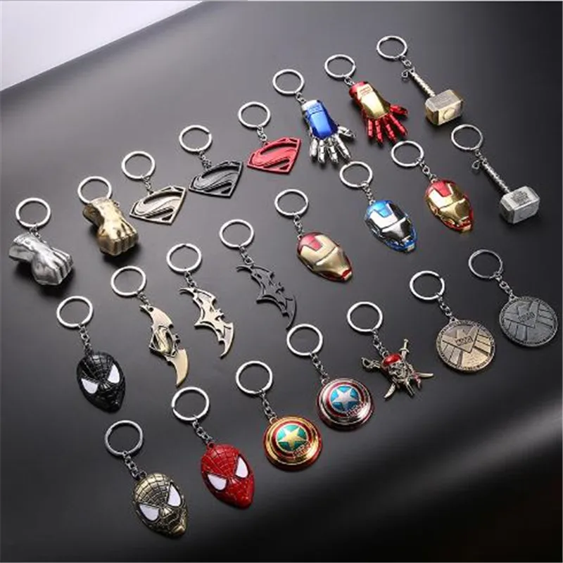 2019 Avengers: Endgame 4/Avengers Cosplay Captain America Shield Batman Mask Keychain Thanos Gloves Toy Model Keychain
2019 Avengers: Endgame 4/Avengers Cosplay Captain America Shield Batman Mask Keychain Thanos Gloves Toy Model Keychain