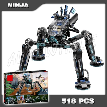 518pcs New Ninja Water Skipper Measurer Mech Robots 10717 Model Building Blocks Children Assemble Toy Brick Compatible with Lago
518pcs New Ninja Water Skipper Measurer Mech Robots 10717 Model Building Blocks Children Assemble Toy Brick Compatible with Lago
