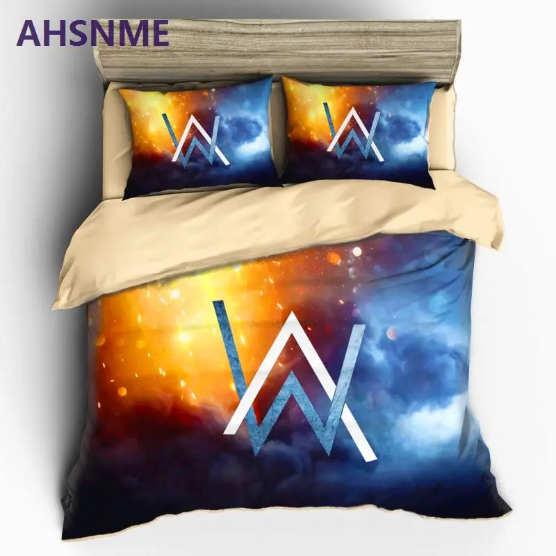 AHSNME Europe and America pop singer Alan Walker theme Bedding set AW Quilt Cover Set
AHSNME Europe and America pop singer Alan Walker theme Bedding set AW Quilt Cover Set