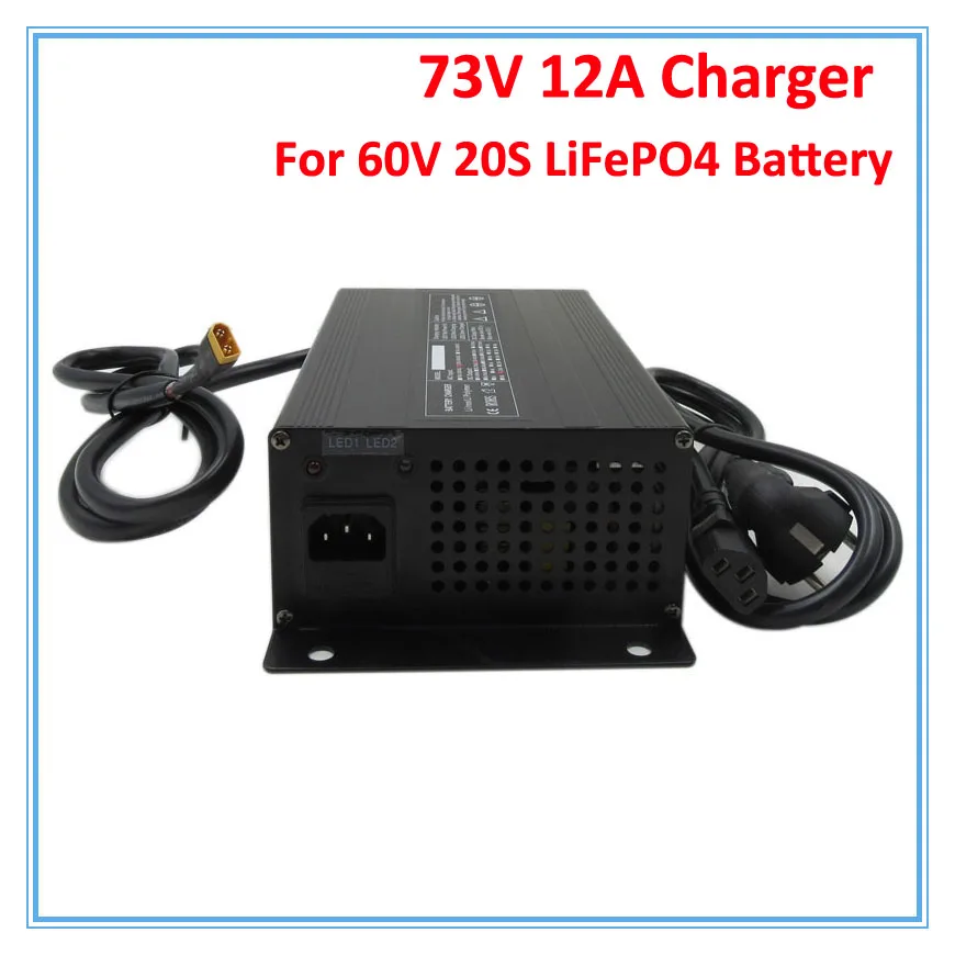900W 60V 12A charger Ouput 73V 12A LiFePO4 charger XT60 Port Used for 60V 20S LFP LiFePO4 battery pack DHL Free shipping
900W 60V 12A charger Ouput 73V 12A LiFePO4 charger XT60 Port Used for 60V 20S LFP LiFePO4 battery pack DHL Free shipping