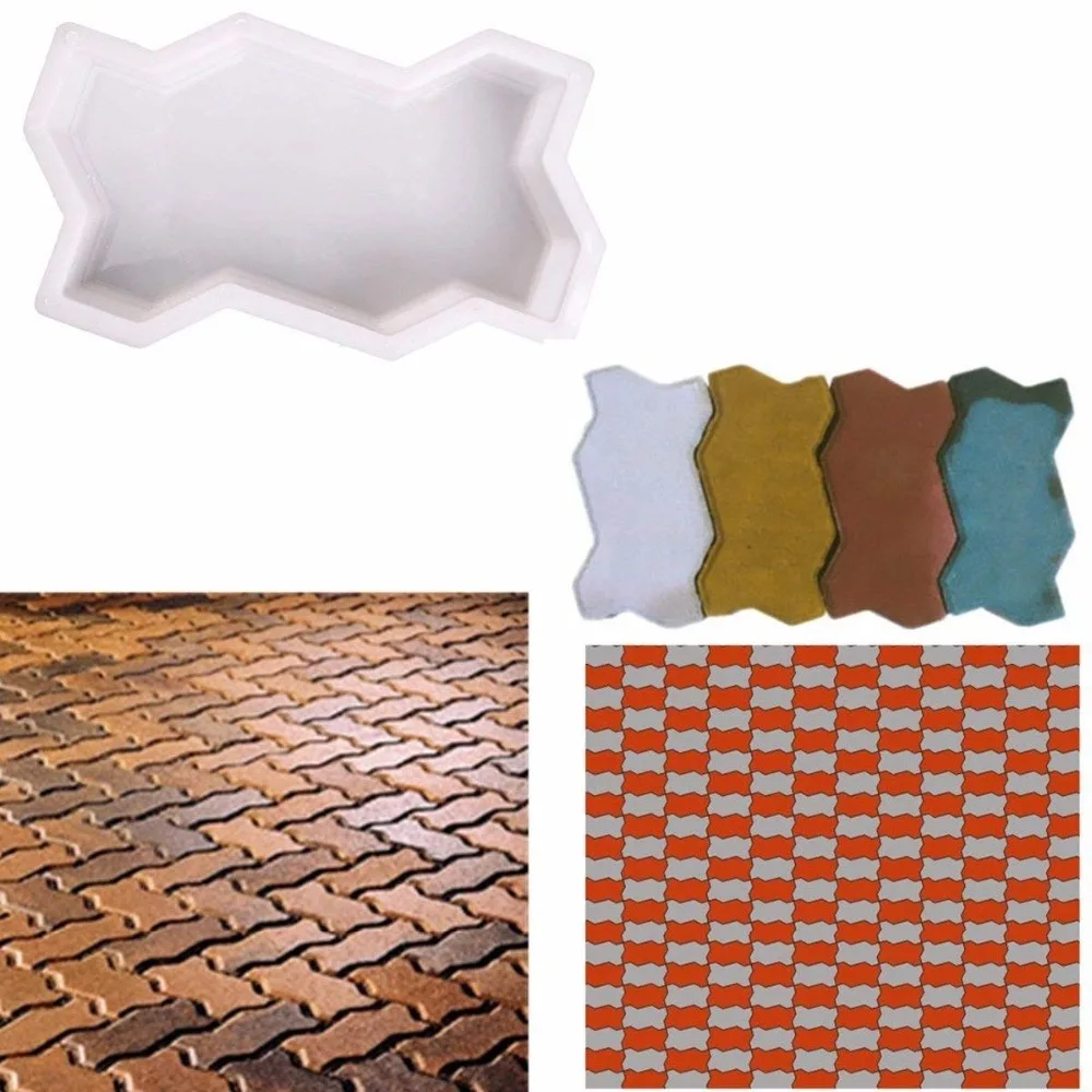 DIY Three Wave Shape Plastic Pavement Mold Garden Paths Maker Concrete Mould Cement Brick Molds Paving Slabs Garden Stone Maker
DIY Three Wave Shape Plastic Pavement Mold Garden Paths Maker Concrete Mould Cement Brick Molds Paving Slabs Garden Stone Maker