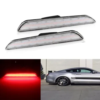 2x Clear Lens Rear Side Marker Lamps with 48-SMD Red LED Lights For Ford Mustang 2015 2016 2017 2018 2019
2x Clear Lens Rear Side Marker Lamps with 48-SMD Red LED Lights For Ford Mustang 2015 2016 2017 2018 2019